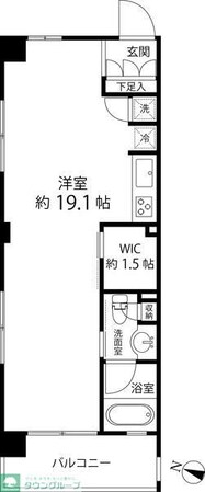 レガリア都立大レジデンスの物件間取画像